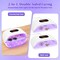 UV Light for Resin, Large Double-Sided Light with UV Flashlight, 2-in-1 Detachable Resin Curing Machine, 3-Speed Digital Display, 36w Fast Curing Lamp for Crafts, Jewellery Making